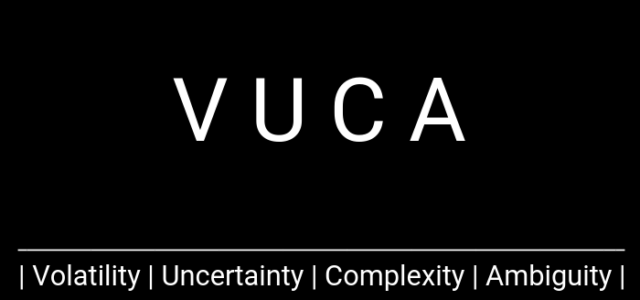 VUCA Digital Transformation volatility uncertainty complexity ambiguity