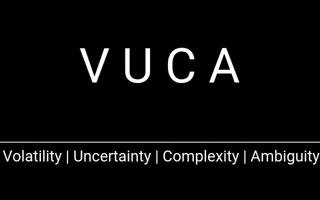 VUCA Digital Transformation volatility uncertainty complexity ambiguity