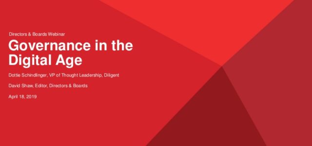 Featured Image for Corporate Governance in the Digital Age