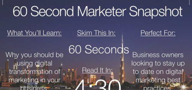 Featured Image for Why You Need to Move From Digital Marketing to Digital Transformation of Marketing