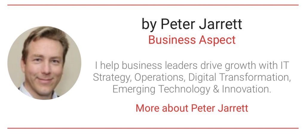 Peter Jarrett author with The Digital Transformation People- bumper