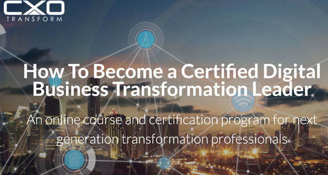 How to become a Certified Digital Transformation Leader