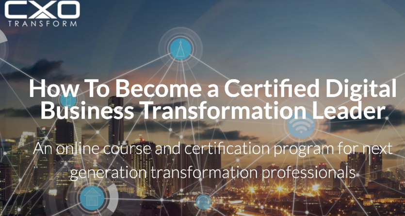 Digital transformation accreditation training course with Rob Llewellyn